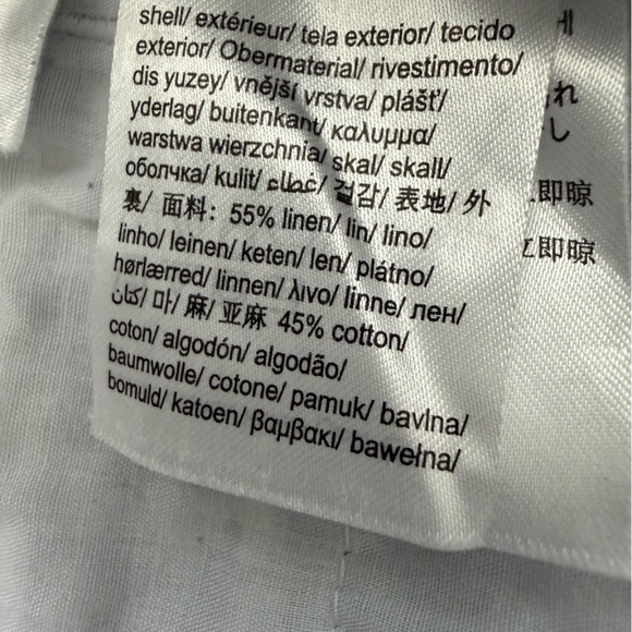 Calvin Klein Textured Blue Fabric Shorts - Picture 3 of 5